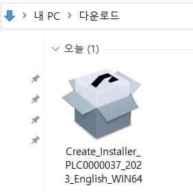 Create_Installer_PLC0000037_2023_English_WIN64 파일